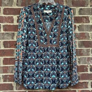LOFT Long Sleeve Blouse, Size Small
